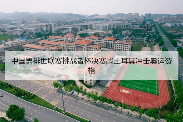 中国男排世联赛挑战者杯决赛战土耳其冲击奥运资格